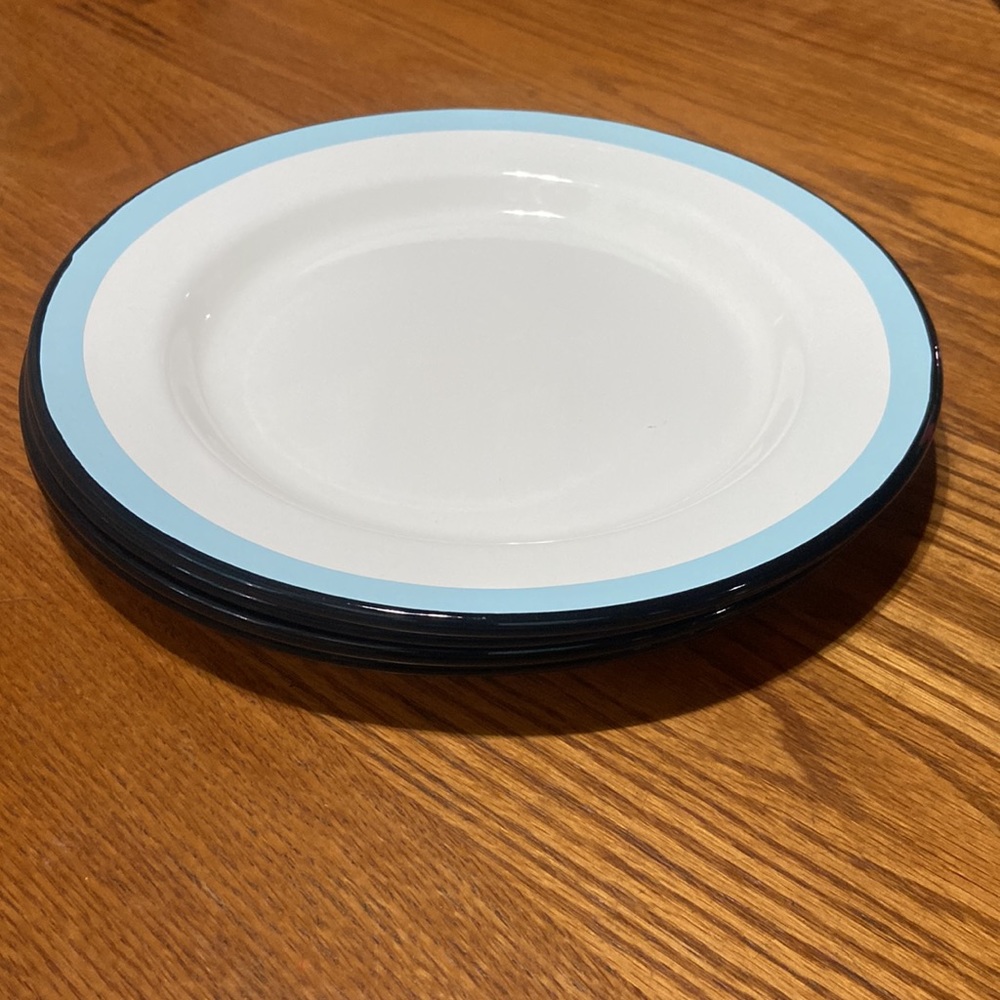 Hearth & Hand Porcelain Enamel 10” Dinner Plates Set of 4